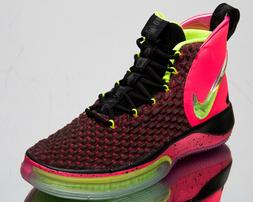 Men's Racer Pink Black Volt Basketball Sneakers Shoes