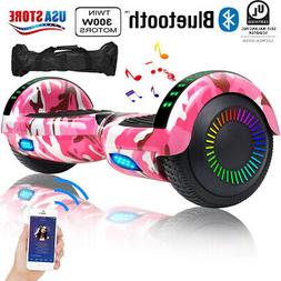 With Led Light For Kids Self Balancing Scooter Pink